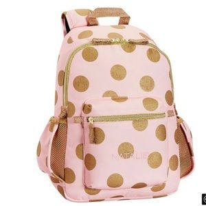 Emily & Meritt Gold Dots Backpack & Lunchbox